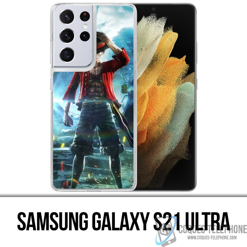 Coque Samsung Galaxy S21 Ultra - One Piece Luffy Jump Force