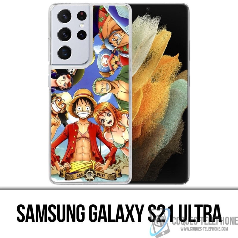 Cover per Samsung Galaxy S21 Ultra - Personaggi di One Piece