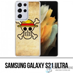 Samsung Galaxy S21 Ultra Case - One Piece Vintage Logo