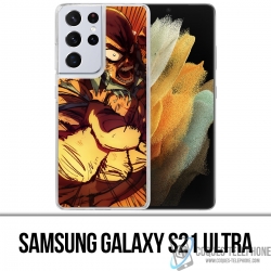 Custodia per Samsung Galaxy S21 Ultra - One Punch Man Rage