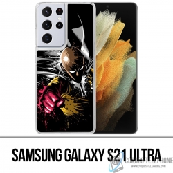 Coque Samsung Galaxy S21 Ultra - One Punch Man Splash