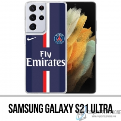 Custodia per Samsung Galaxy S21 Ultra - Paris Saint Germain Psg Fly Emirate