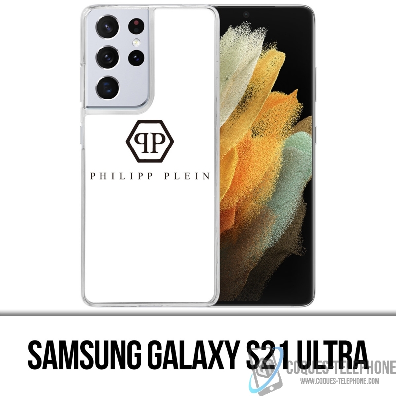 Funda Samsung Galaxy S21 Ultra - Logotipo de Philipp Plein