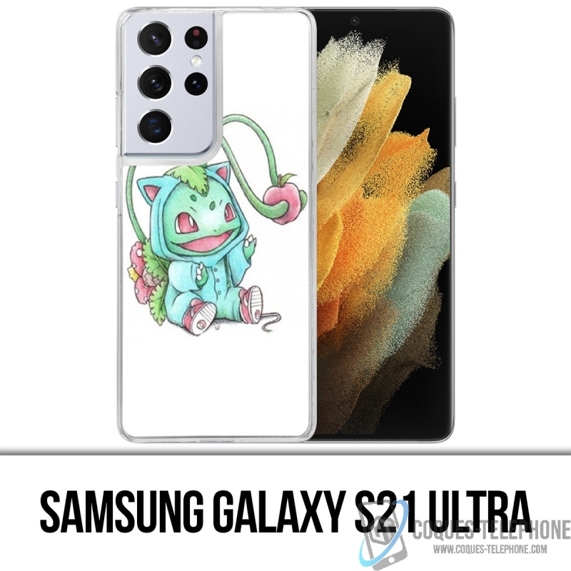 Coque Samsung Galaxy S21 Ultra - Pokemon Bébé Bulbizarre