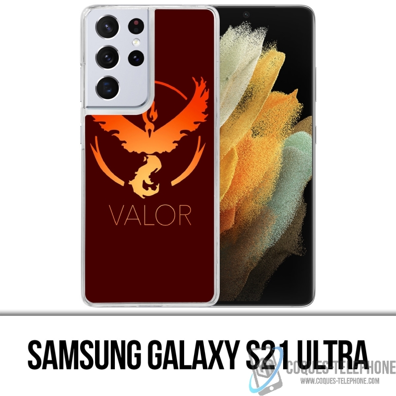 Coque Samsung Galaxy S21 Ultra - Pokémon Go Team Rouge