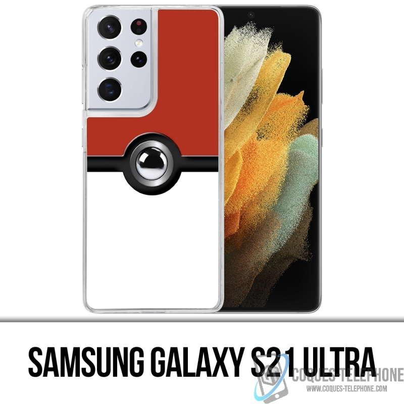 Coque Samsung Galaxy S21 Ultra - Pokémon Pokeball