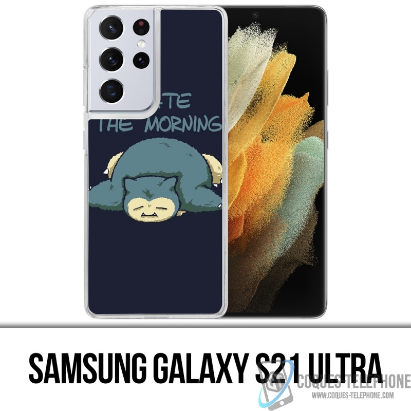 Samsung Galaxy S21 Ultra Case - Pokémon Snorlax Hass Morgen