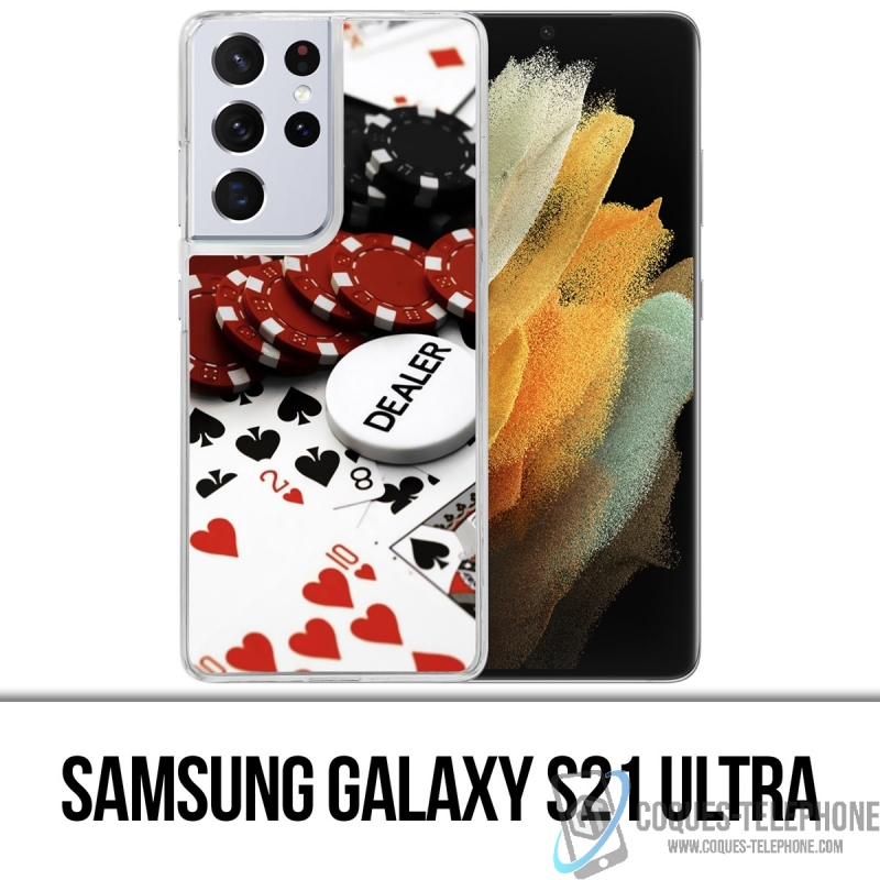 Funda Samsung Galaxy S21 Ultra - Distribuidor de póquer