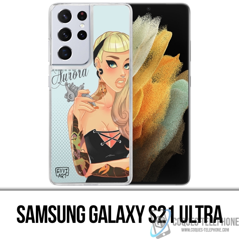 Coque Samsung Galaxy S21 Ultra - Princesse Aurore Artiste