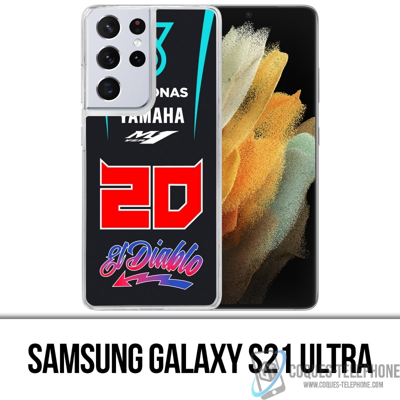 Coque Samsung Galaxy S21 Ultra - Quartararo 20 Motogp M1