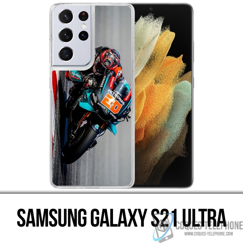 Coque Samsung Galaxy S21 Ultra - Quartararo Motogp Pilote