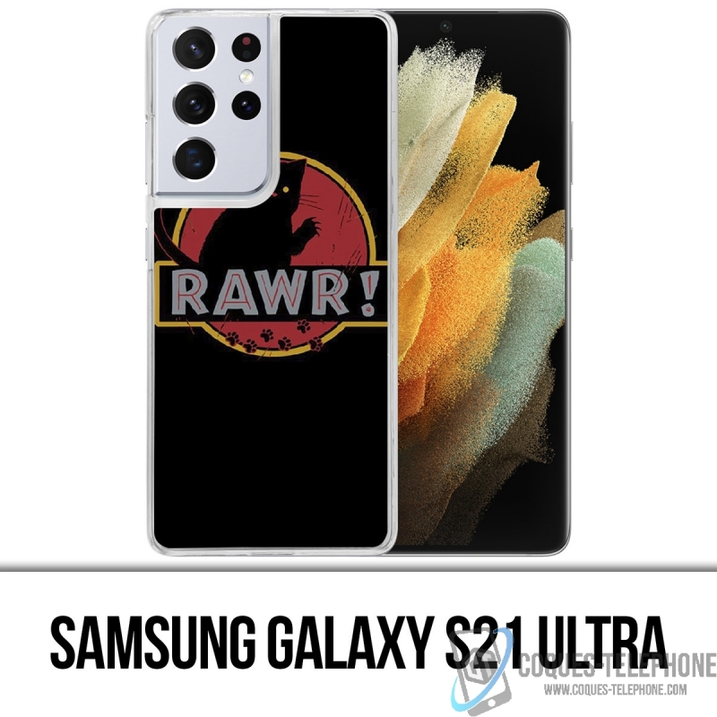 Samsung Galaxy S21 Ultra Case - Rawr Jurassic Park