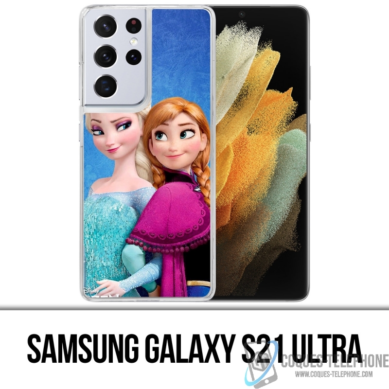 Custodia per Samsung Galaxy S21 Ultra - Frozen Elsa e Anna