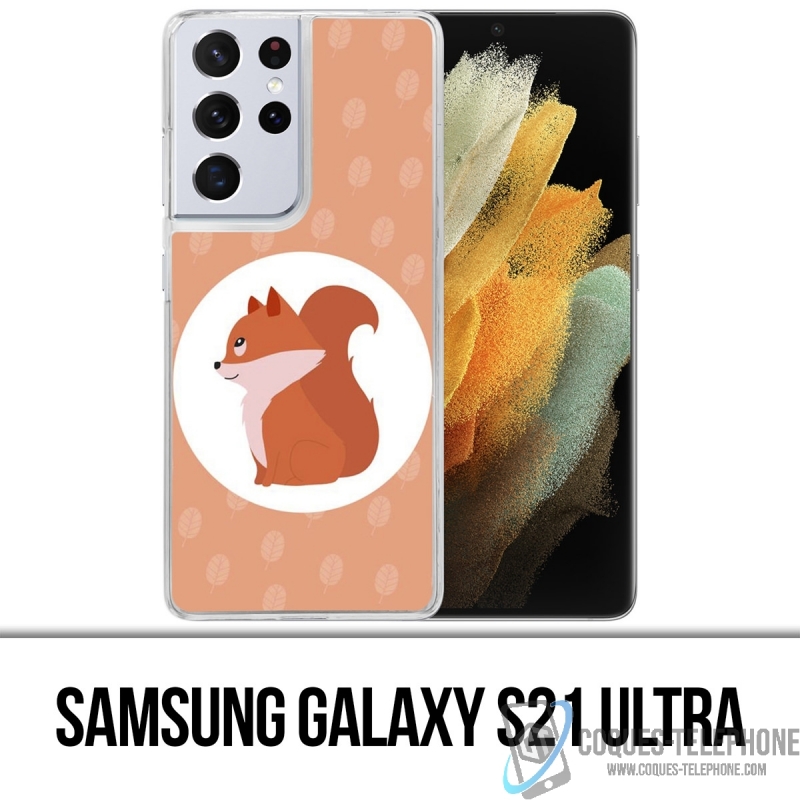 Custodia per Samsung Galaxy S21 Ultra - Red Fox