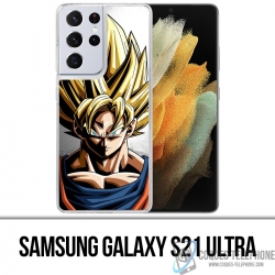 Samsung Galaxy S21 Ultra Case - Goku Wall Dragon Ball Super