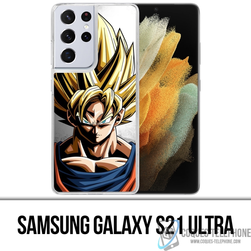 Samsung Galaxy S21 Ultra Case - Goku Wand Dragon Ball Super