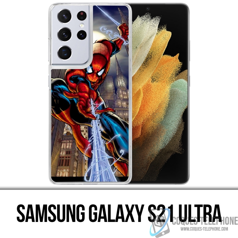 Funda Samsung Galaxy S21 Ultra - Spiderman Comics