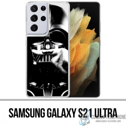 Custodia per Samsung Galaxy S21 Ultra - Baffi Darth Vader di Star Wars