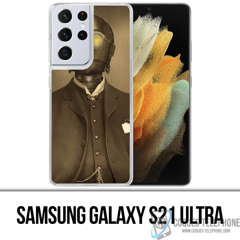 Samsung Galaxy S21 Ultra Case - Star Wars Vintage C3Po