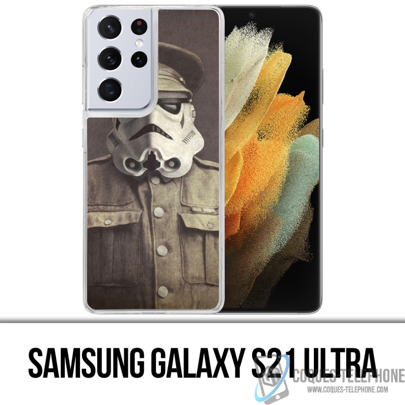 Custodia per Samsung Galaxy S21 Ultra - Stromtrooper vintage di Star Wars