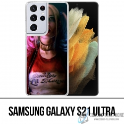 Custodia per Samsung Galaxy S21 Ultra - Suicide Squad Harley Quinn Margot Robbie