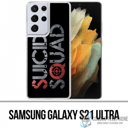 Custodia per Samsung Galaxy S21 Ultra - Logo Suicide Squad