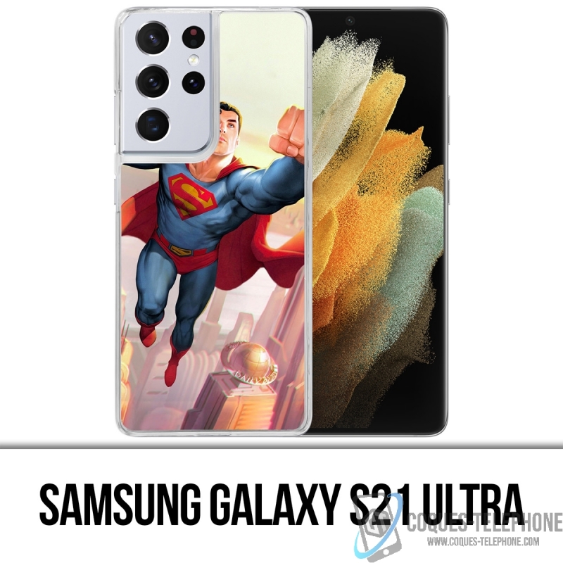 Coque Samsung Galaxy S21 Ultra - Superman Man Of Tomorrow