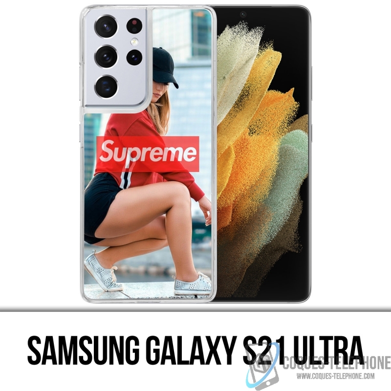 Coque Samsung Galaxy S21 Ultra - Supreme Fit Girl