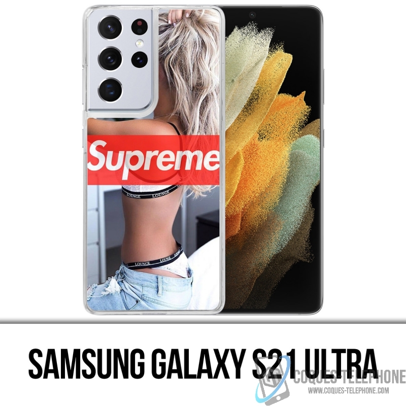 Coque Samsung Galaxy S21 Ultra - Supreme Girl Dos