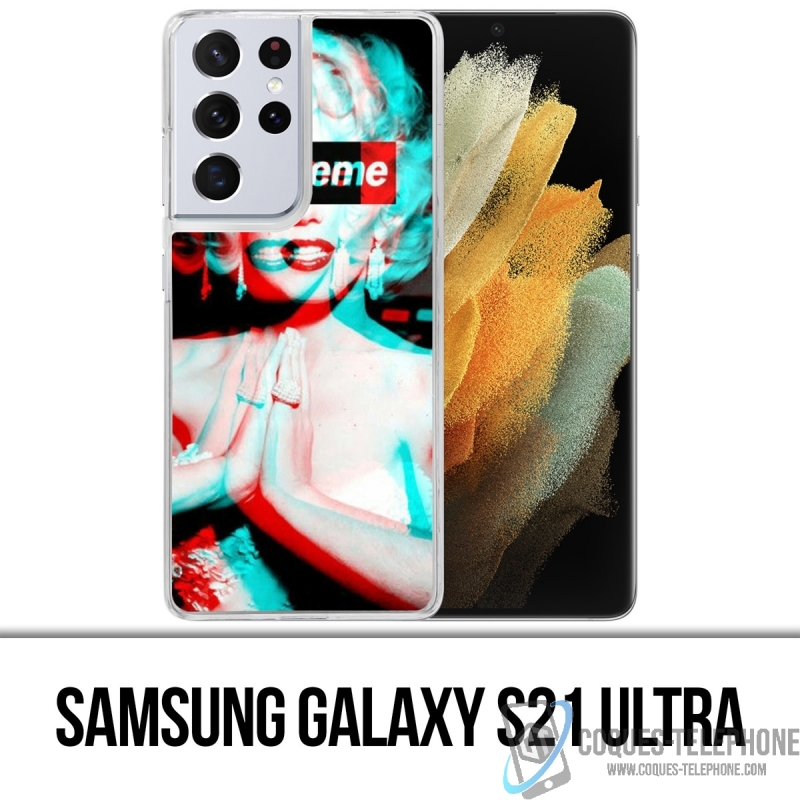 Custodia per Samsung Galaxy S21 Ultra - Supreme Marylin Monroe