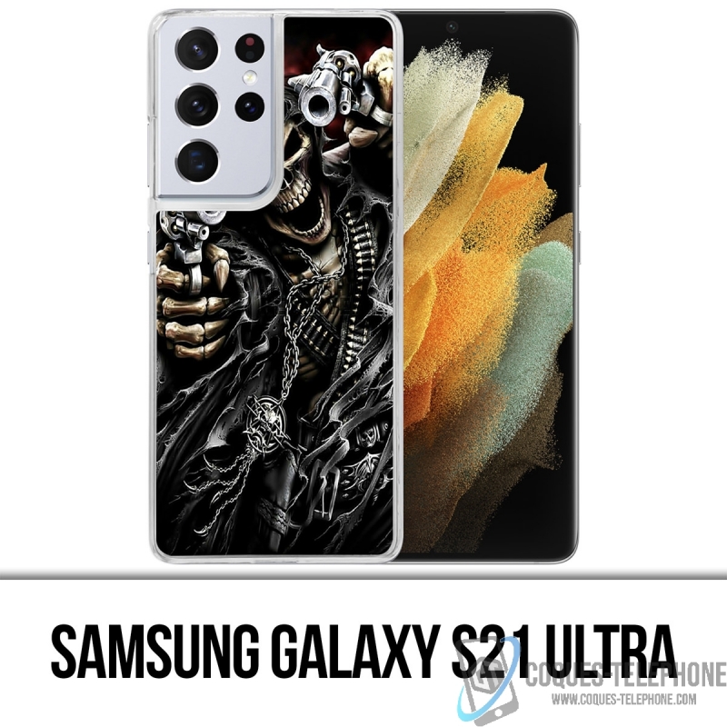 Funda Samsung Galaxy S21 Ultra - Pistol Death Head