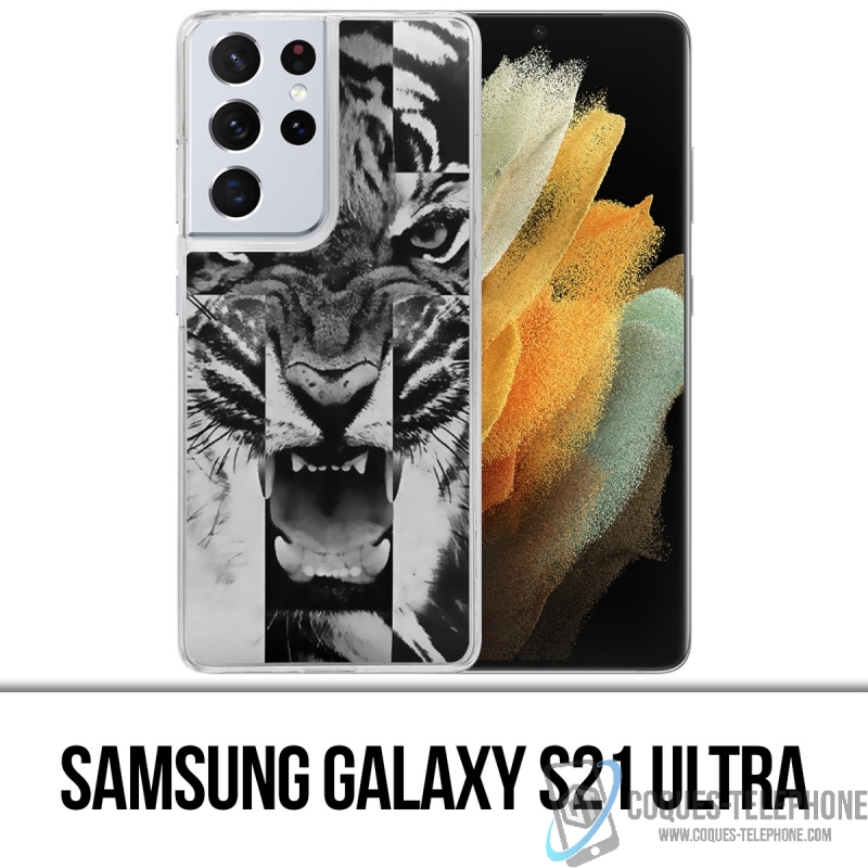 Custodia per Samsung Galaxy S21 Ultra - Swag Tiger