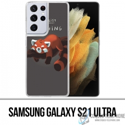 Case Samsung Galaxy S21 Ultra - To-Do-Liste Panda Roux