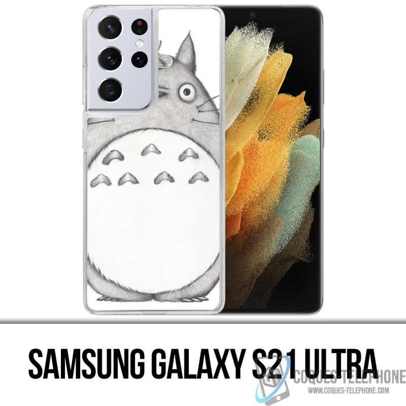 Coque Samsung Galaxy S21 Ultra - Totoro Dessin