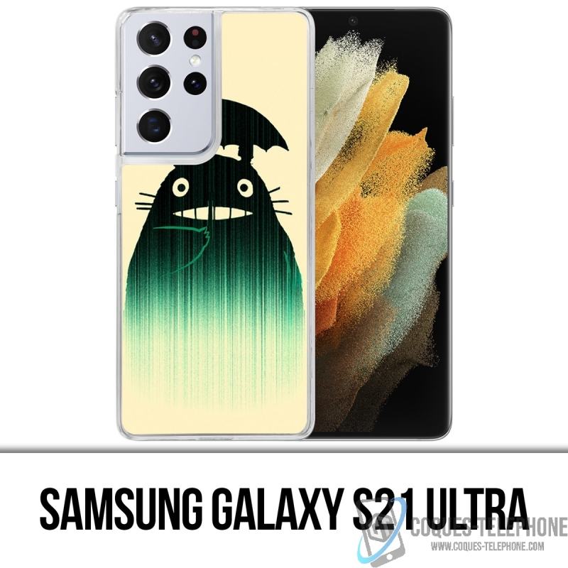 Coque Samsung Galaxy S21 Ultra - Totoro Parapluie