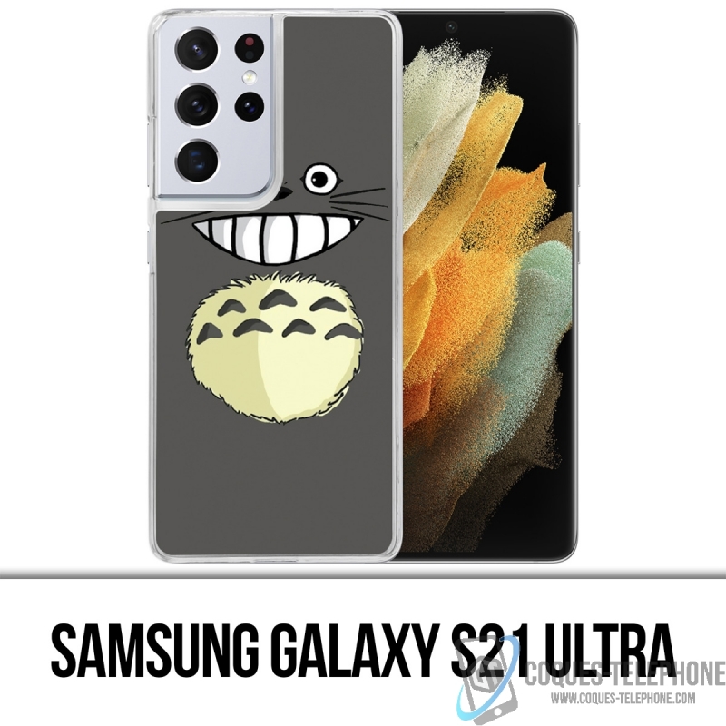 Custodia per Samsung Galaxy S21 Ultra - Totoro Smile