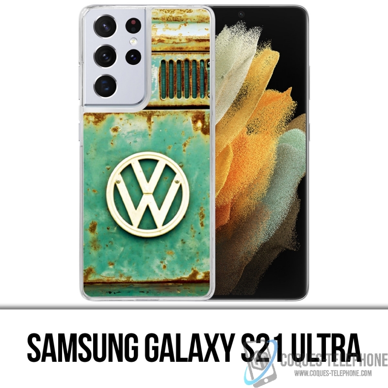 Custodia per Samsung Galaxy S21 Ultra - Logo Vw Vintage