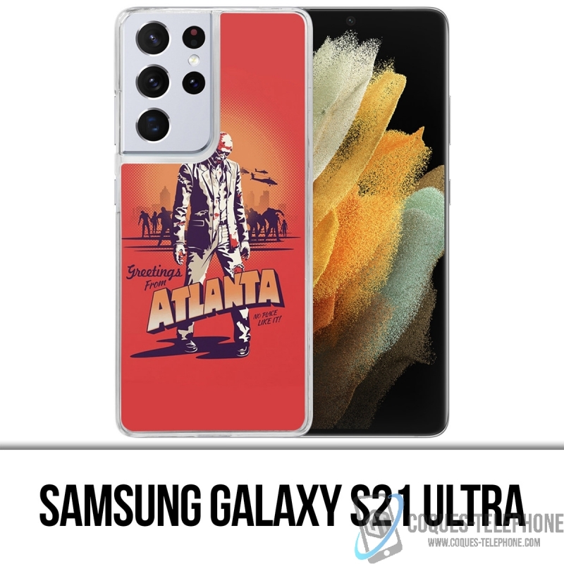 Samsung Galaxy S21 Ultra Case - Walking Dead Grüße aus Atlanta