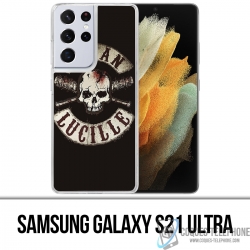 Coque Samsung Galaxy S21 Ultra - Walking Dead Logo Negan Lucille