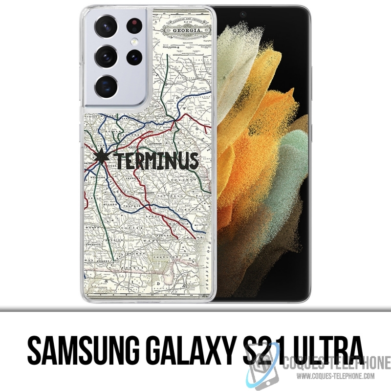 Coque Samsung Galaxy S21 Ultra - Walking Dead Terminus