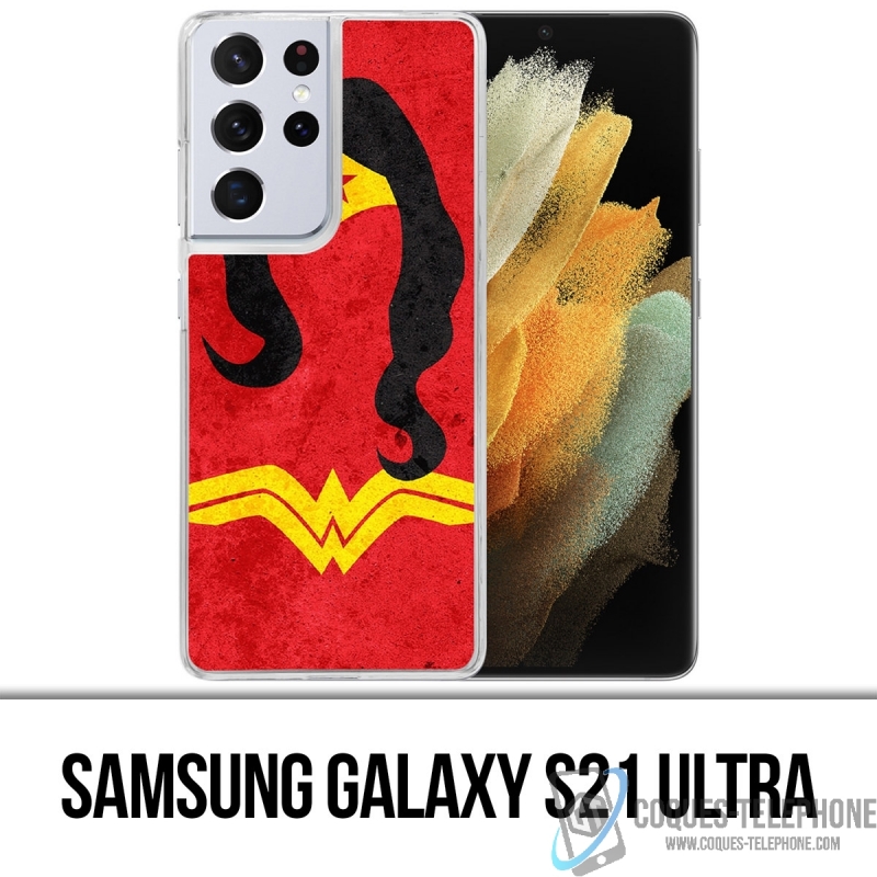Funda Samsung Galaxy S21 Ultra - Wonder Woman Art Design