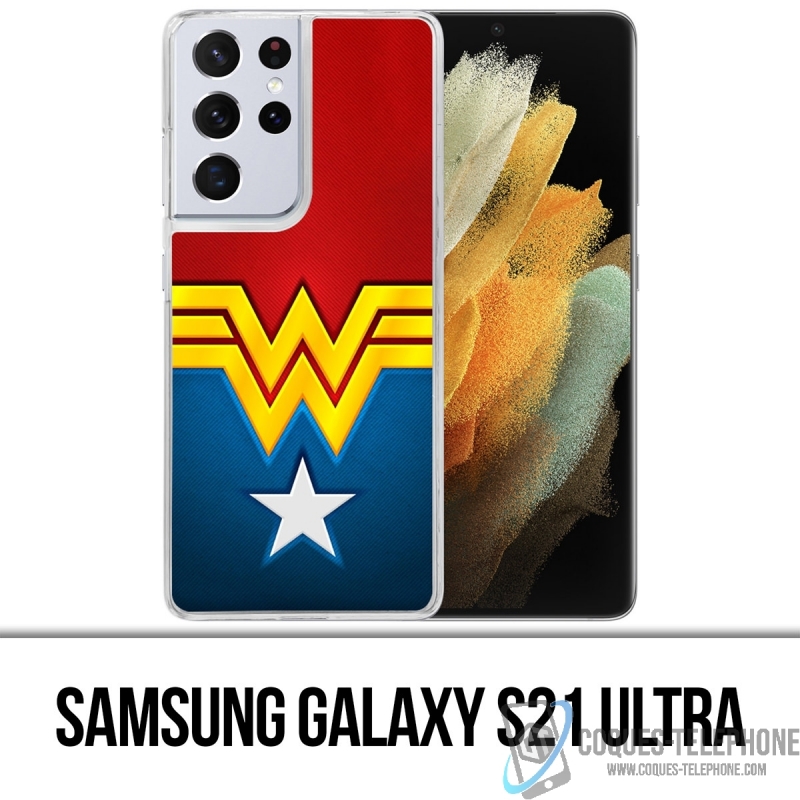Custodia per Samsung Galaxy S21 Ultra - Wonder Woman Logo
