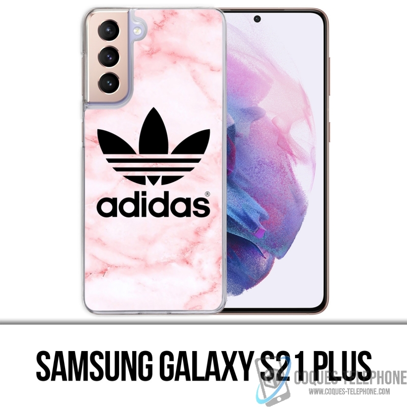 Coque Samsung Galaxy S21 Plus - Adidas Marble Pink