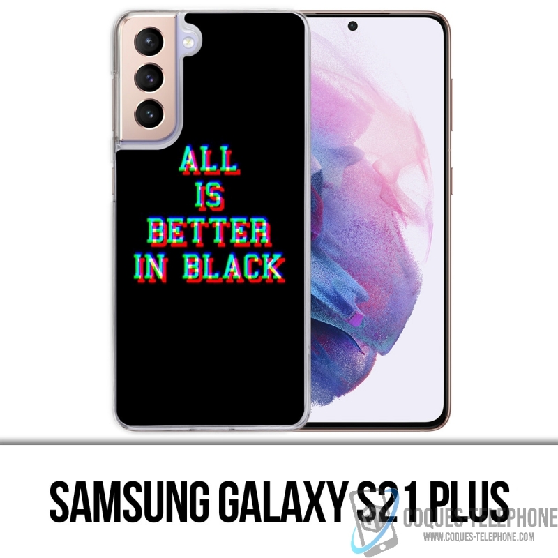 Funda Samsung Galaxy S21 Plus - Todo es mejor en negro