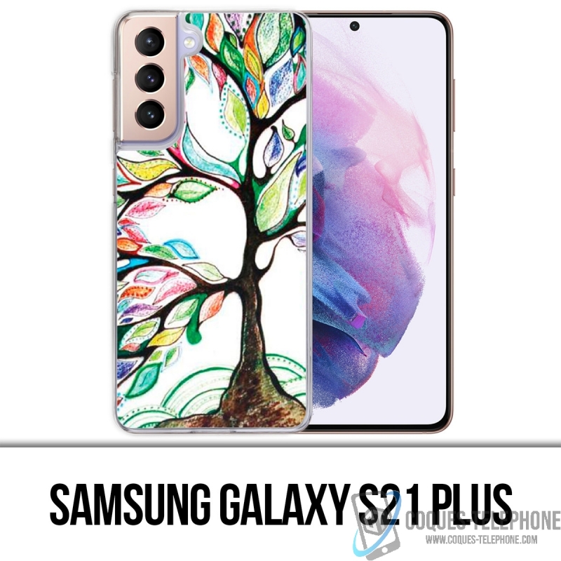 Custodia per Samsung Galaxy S21 Plus - Albero multicolore