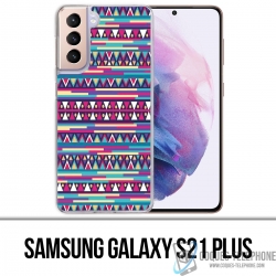 Samsung Galaxy S21 Plus Case - Pink Aztec