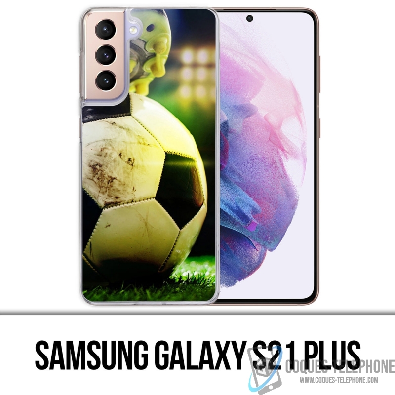 Coque Samsung Galaxy S21 Plus - Ballon Football Pied