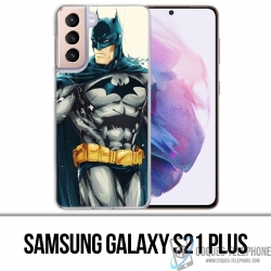 Coque Samsung Galaxy S21 Plus - Batman Paint Art