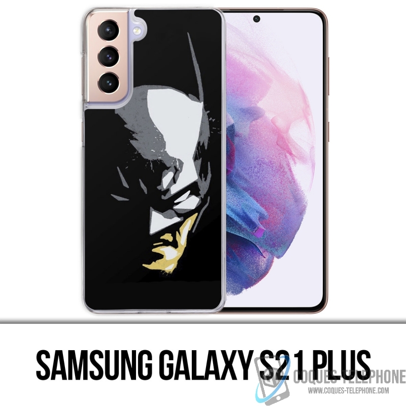 Custodia per Samsung Galaxy S21 Plus - Batman Paint Face