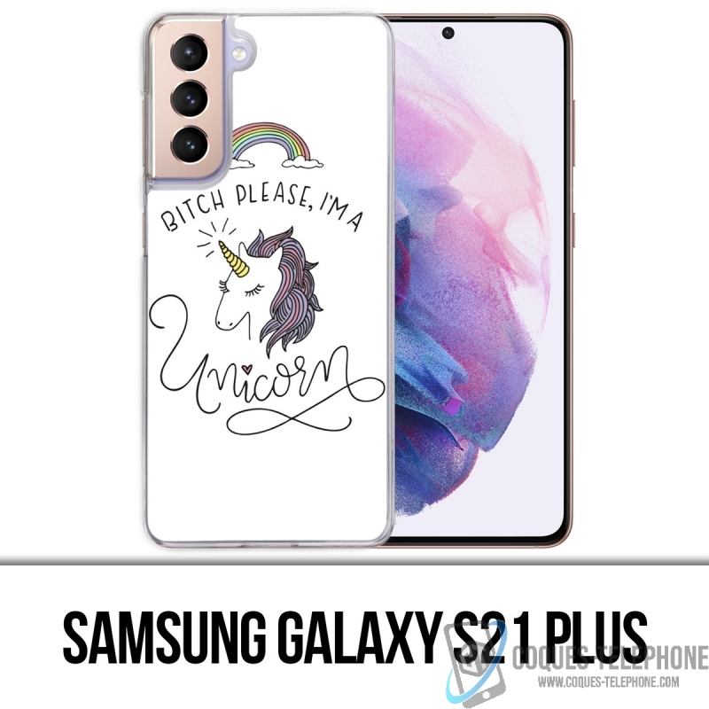 Samsung Galaxy S21 Plus Case - Hündin bitte Einhorn Einhorn